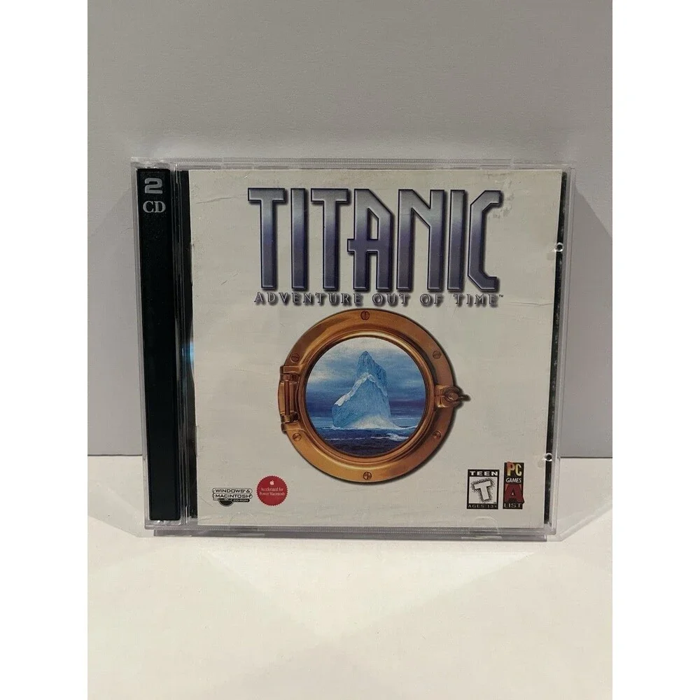 Titanic Adventure Out of Time PC Mac 2 CD-ROM CyberFlix Vintage 1996 Game